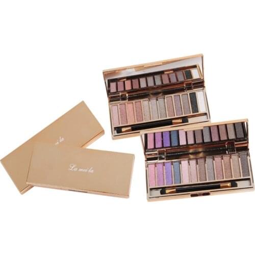 Diamond Eyeshadow Pallete Matte Waterproof Glitter Makeup Eye shadow Palette Nude Minerals Shimmer Powder Pigment Cosmetics