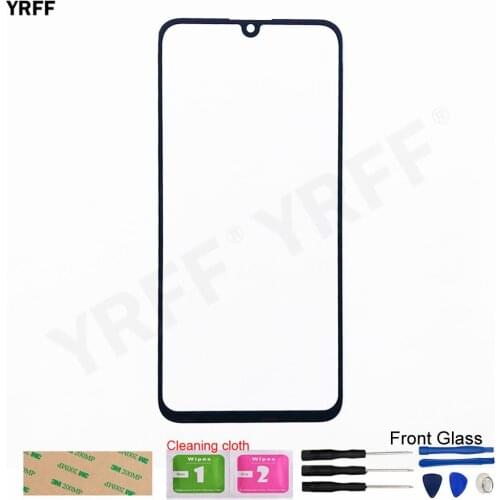 For Huawei P smart + 2019 (No LCD Touch Screen) Front Glass Panel Outer Cover Assembly Parts