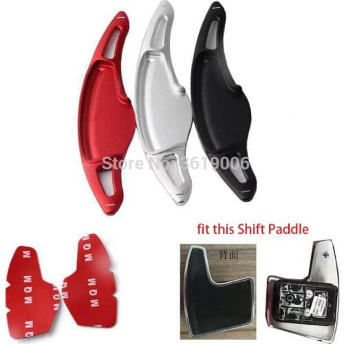 No Logo For Hyundai Sonata LF 9th 2016-19 2pcs Steering Wheel Aluminum Shift Paddle Shifter Extension Car-styling