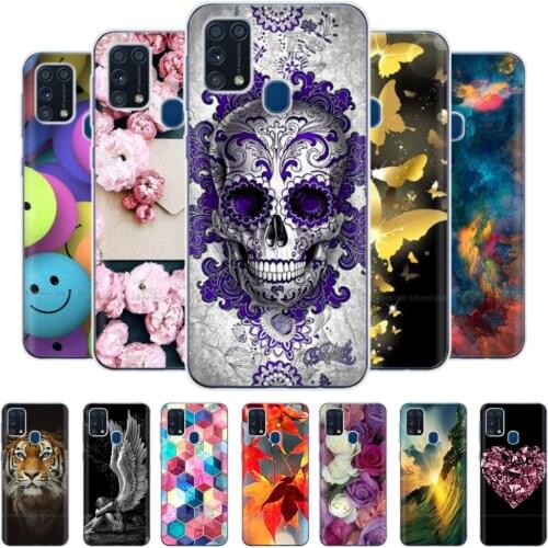 For Samsung M31s Case Silicon Soft TPU Phone Case For Samsung Galaxy M31s Case on M31 S M 31S Galaxy M31 Fundas Back Cover Coque