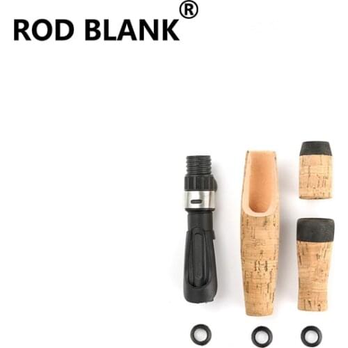 Rod Blank 1 Set Cork Spinning Rod Handle Kit Rod DIY Component For Rod Repair Accessory