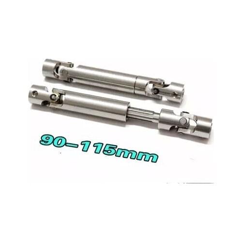 Aluminum alloy 1/10 1/14 Container climbing drag head universal transmission shaft SCX10 D90 cvd90 90021 90021-90021 90-115mm