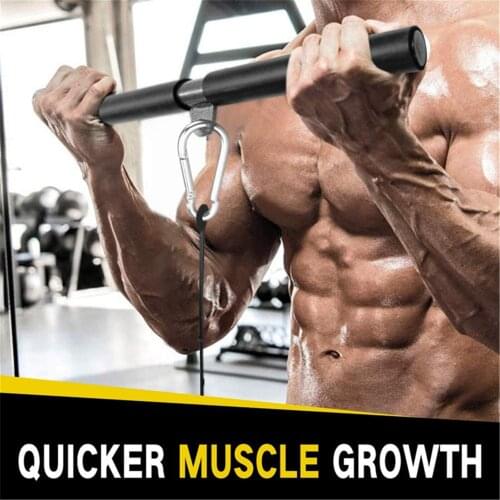 Fitness DIY Gym Pulley Cable Machine Attachment System Loading Pin Lifting Workout Arm Biceps Triceps Hand Training Equipment