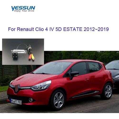 Yessun Rear view camera For Renault Clio 4 clio IV 5D ESTATE 2012 2013 2014 2015 2016 2017 2018 2019 Parking reverse camera