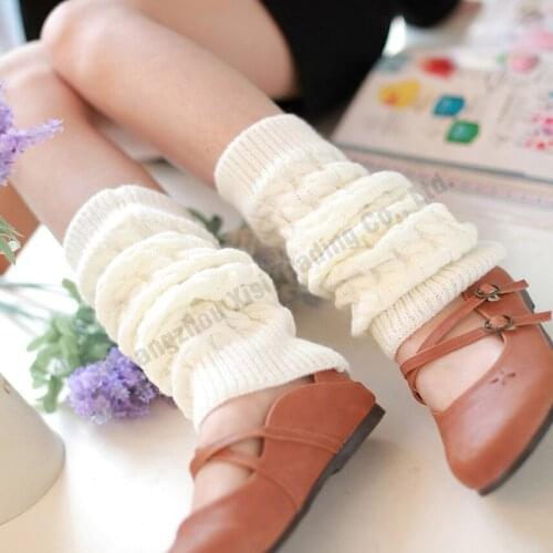 Winter knit crochet knitted leg warmers legging women leg warmers stripe crochet boot cuffs leg warmers thigh high leg warmers