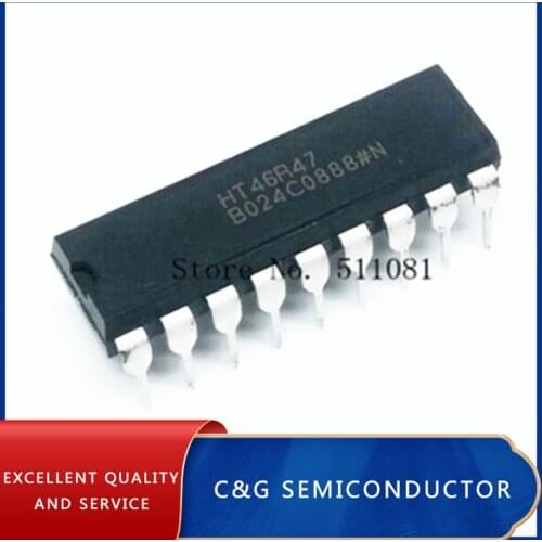 5PCS HT46R47 DIP18 new original