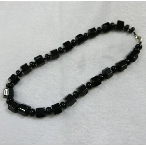 6pcs Natural Stone Quartz Black Agates Beads String Necklace Multicolor Multisection Beads String Energy Necklace Free Shipping