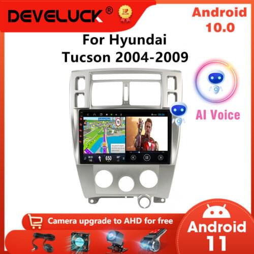 Android 10 Car Radio For Hyundai Tucson 2004 2005 2006-2009 Multimedia Video Player RDS DSP GPS Navigation 2 Din WIFI Head Unit