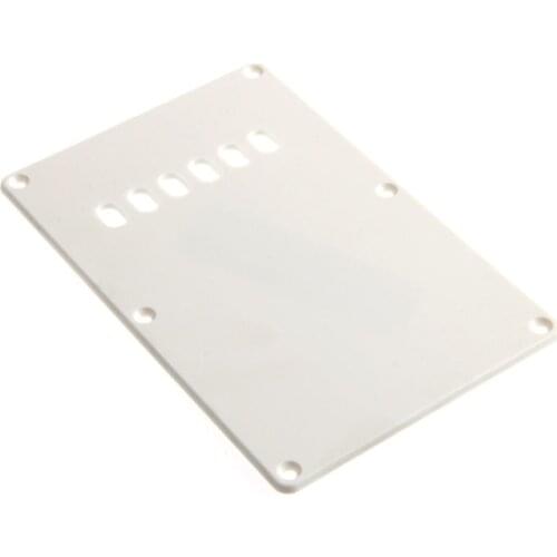 White Back Plate Tremolo Trem Cover For Stratocaster Strat Parts New Back plate