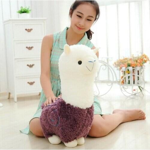 Big lovely plush sheep toy creative God beast doll purple alpaca toy gift about 70cm 0184