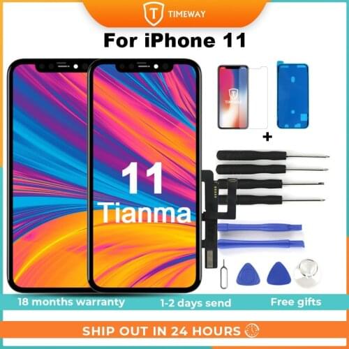 TFT For iPhone X Display With 3D Touch Screen Digitizer Assembly Replacement No Dead Pixel For iPhone XR XS MAX 11 LCD + Tools