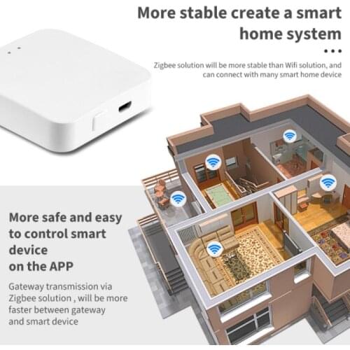 Home DIY Switch Tuya ZigBee Gateway Bridge Hub Smart Zigbee Mini Switch Wireless Smart Home Remote Control Two Way Control Timer