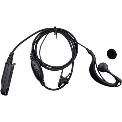 G-shape Earphone Headset PTT With Microphone For BF-UV9R, BF-A58, BF-9700