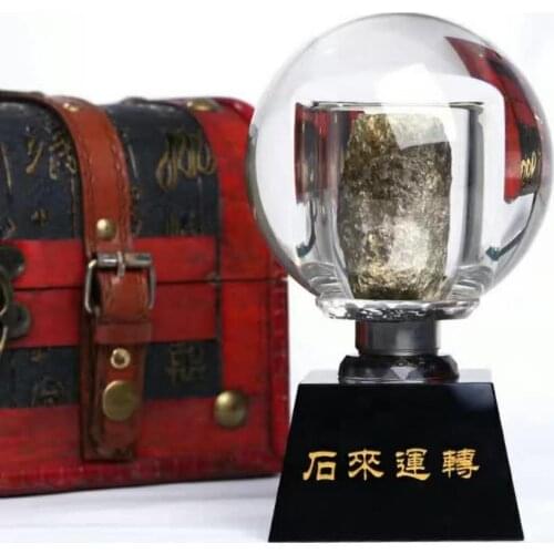 Geomantic master tool efficacious Exorcise evil spirits Superpower good luck stone FENG SHUI Talisman Crystal ball statue