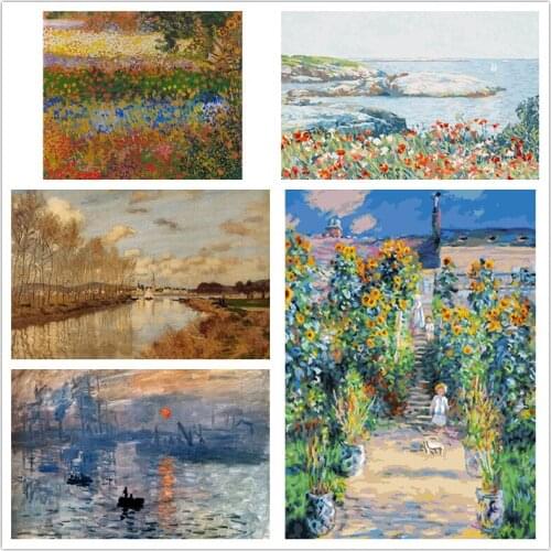 Oil Painting House Living Room Decor DIY Digital Canvas Acrylic Painted For Adult Kid Master Painting By Number