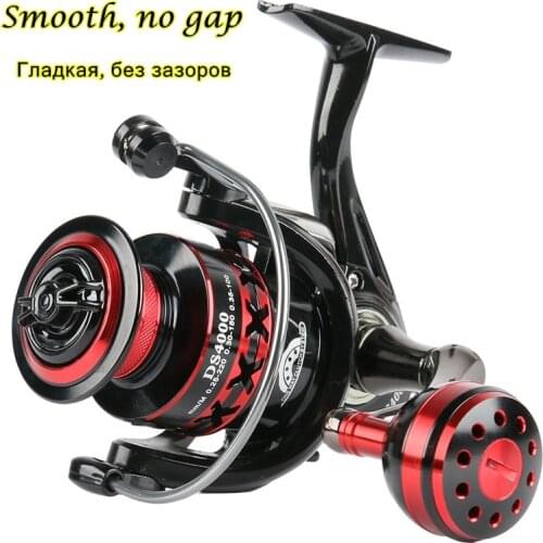 Smooth seamless fishing reel Spinning wheel Rock Sea jig long spool Metal coil 2000 3000 4000 5000 6000 7000 pesca feeder angeln