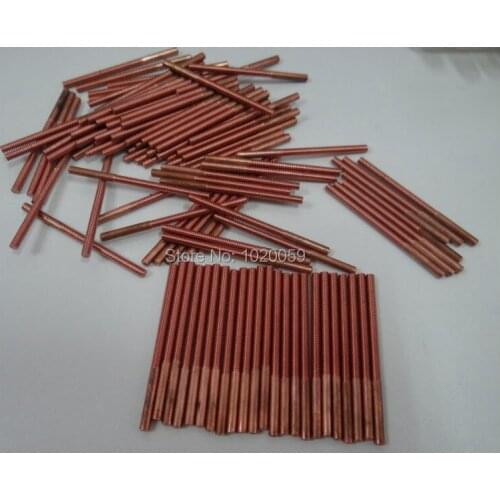 M6*35*55 copper tapping Electrodes for Spark EDM without hole