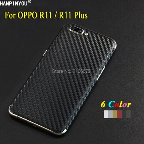 For OPPO R11 / R11 Plus R11plus Full Back Cover Decal Skin 3D Carbon Fiber Phone Protective Sticker