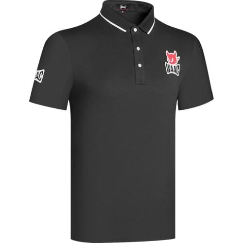 2021 New Summer Mens Golf Short Sleeve Polo-Shirt