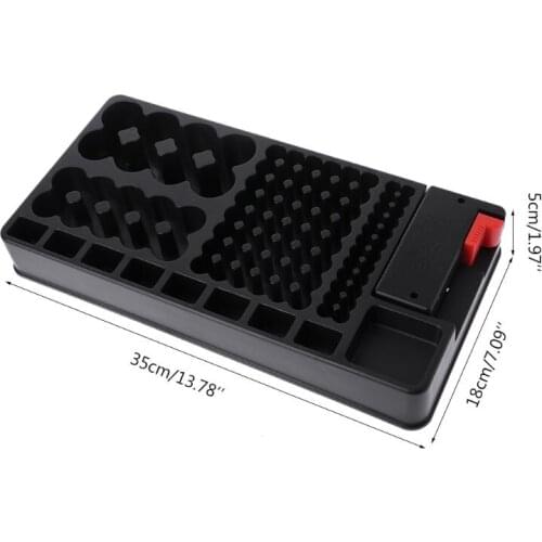 Large Capacity Battery Organizer With Removable BT-168 LCD Tester Storage Case Box Portable For AA AAA D C 9V 1.5V Cell Battery