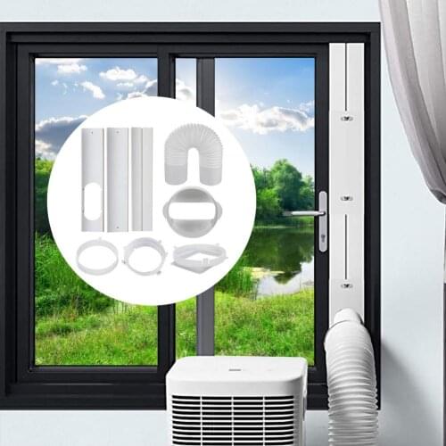 Portable AC Window Ventilation Kit Window Slide Kit Plate For Portable Air Conditioner Air Conditioning Accessories