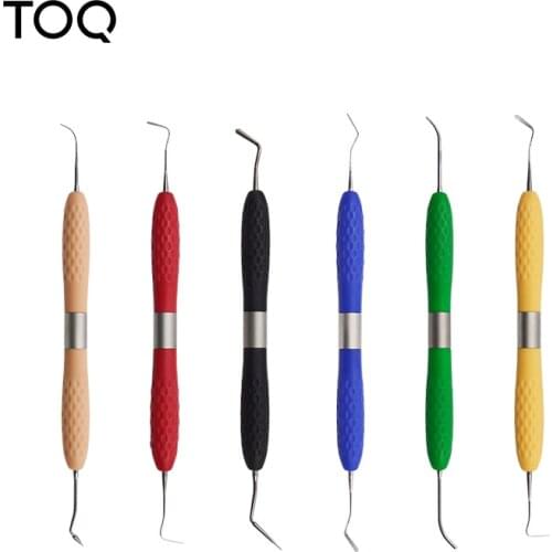 Dentist Resin Filled Repair instrument tools Composite Resin Filling Spatula Titanium Plated Head Filler Aesthetic Restoration