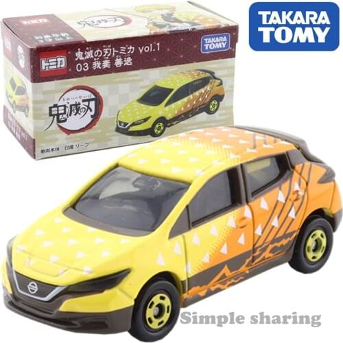 Takara Tomy Kimetsu no Yaiba Tomica vol.1 03 Zenitsu Agatsuma Cars Hot Pop Kids Toys Motor Vehicle Diecast Metal Model