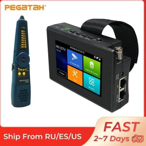 Cctv Tester Pegatah 4K Cctv Monitor for Ip Camera Tester Touch Monitor IPC Tester Poe Testers CCTV Camera Tester CFTV Cameras