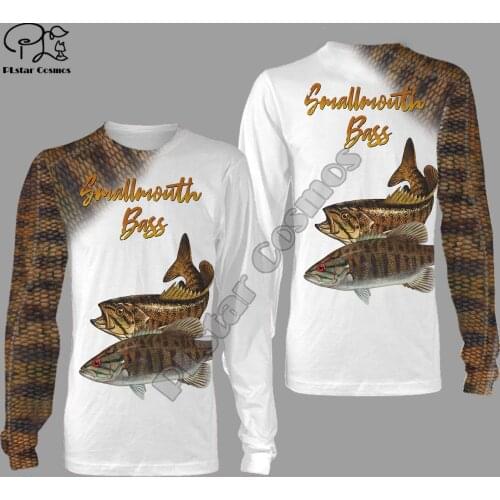Smallmouth bass fishing 3d all over Printed Unisex hoodies Harajuku Fashion Casual Hooded Sweatshirt zip hoodies