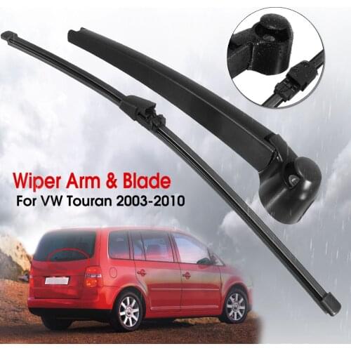 X-1 Set 16" Car Rear Window Windscreen Wiper Arm & Blade Set For VW Touran 2003 2004 2005 2006 2007 2008 2009 2010
