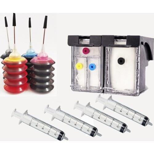 Vilaxh For HP 63 63xl refill Cartridge 63 63xl Replacement ENVY 4520 OfficeJet 4650 3830 5255 DeskJet 2130 1112 Printer