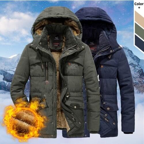 Winter Parka Coats Men Warm Thick Cotton Padded 2020 Mens Fleece Hooded Brand Windbreaker Overcoat Plus Size Military Jacket 6XL