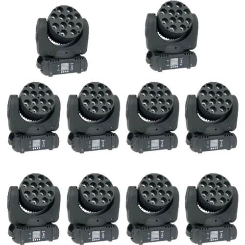 10Pcs/lot) 12x12W LED Beam Moving Head Light RGBW 4IN1 LED Lamp With Excellent Pragrams ktv disco lighting DMX LED Beam Light