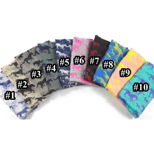 10pcs/lot Oversize Animal Horse Print Scarf Infinity Scarves Womens Accessories, Free Shipping