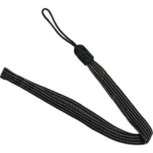 20Pcs Mobile Phone Lanyard Protective Wrist Strap Black Rope Selfie Flashlight Stick Lanyard Pine Z7I0