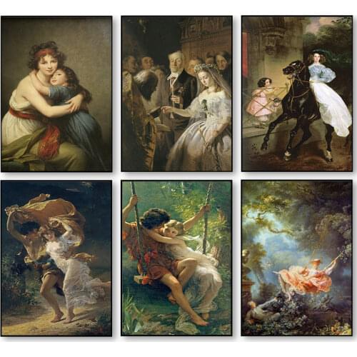 2021 Classic World Famous Paintings Character Poster Restaurant Room Office Painting Canvas Painting Wall Canvas Poster Picture