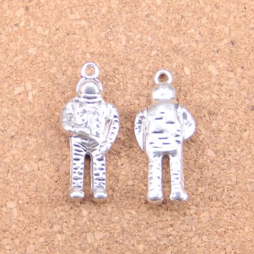 6pcs Charms universe astronaut 31x13x6mm Antique Pendants,Vintage Tibetan Silver Jewelry,DIY for bracelet necklace