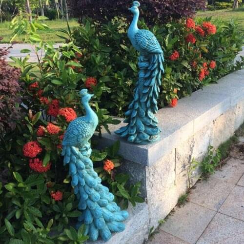 American Old Peacock Garden Decoration Villa Courtyard Sculpture Inn SPA Club Courtyard Balcony Landscape Adornment