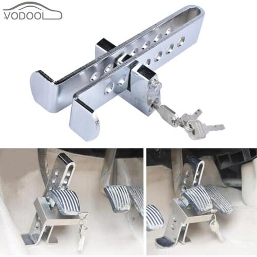 Auto Car Universal Brake Clutch Pedal Lock Anti-Theft Strong Security For Cars Trucks Clutch Pedal Accelerator most safe Locks