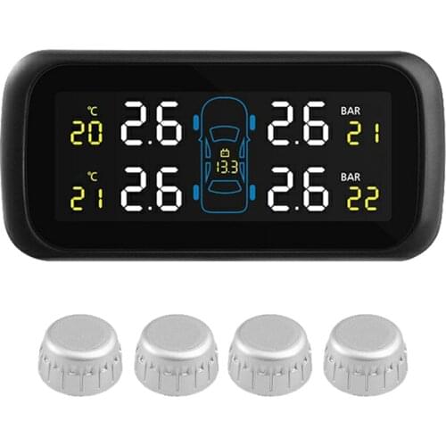 Car Wireless Tire Pressure Monitoring System TPMS with 4 Internal Sensor U903Z Car Styling