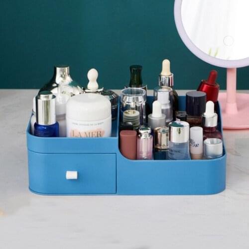 Large Capacity Cosmetic Storage Box Makeup Drawer Organizer Jewelry Nail Polish Makeup Container Desktop Sundries Storage Box