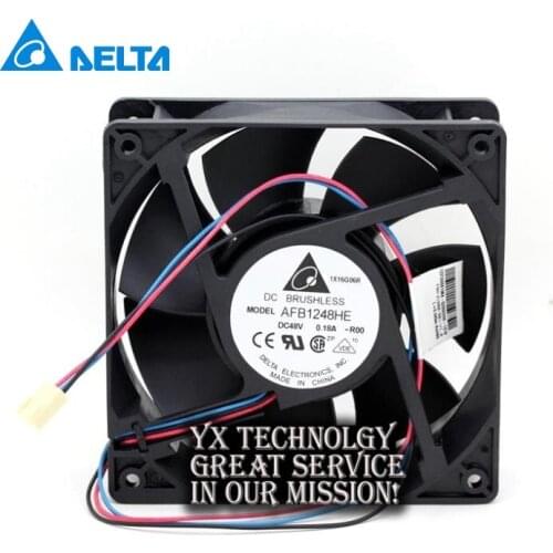 Delta New AFB1248HE-ROO 12038 48V 0.18A 12CM 120mm IPC inverter cooling fan for 120*120*38mm