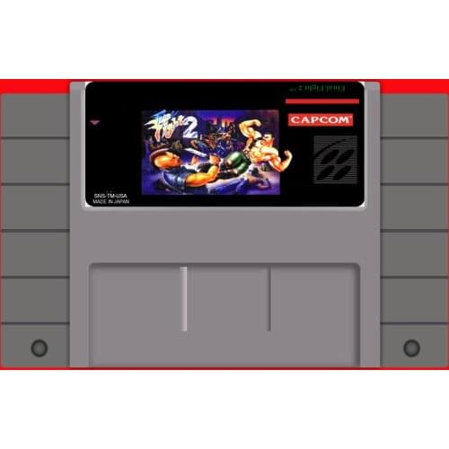 Final Fight 2 16 bit Big Gray Game Card For USA NTSC Game Player