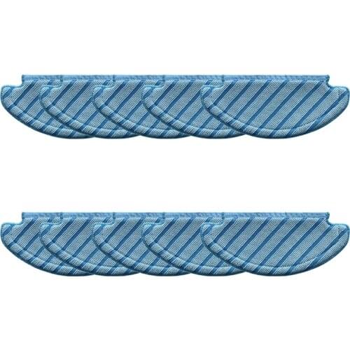 HOT!-10Pcs Mop Cloths Cleaning Pads for Ecovacs Deebot Ozmo T8 AIVI Vacuum Cleaner Accessories