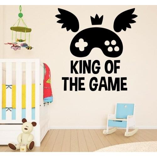 Artistic gamer Wall Stickers Removable Self Adhesive Watercolo gameroom decoration For kids Babys Room decor Vinyl Art Decals