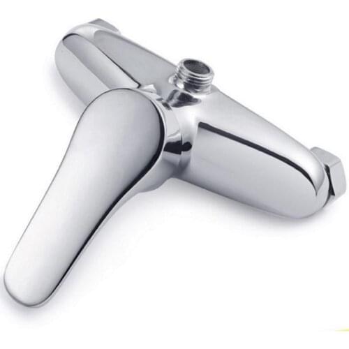 Ceramic Bathroom Shower Faucets Wall Mounted Hot & Cold Water Mixer Tap Bath Bathtub Faucet Brass