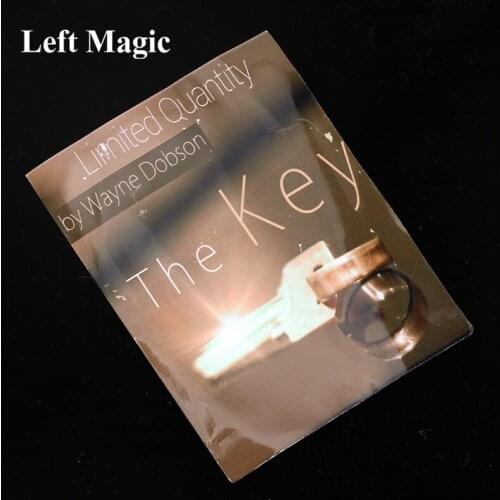 The Key (Gimmicks and Online Instructions) - Silver Magic Tricks Magician Close Up Props Amazing Key Linking Magic