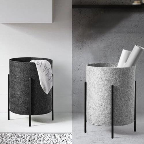 Dirty Clothes Basket Household Laundry Basket Nordic Bathroom Dirty Laundry Toy Storage Basket Sundries Felt