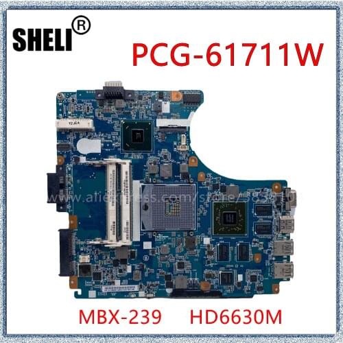 For SONY Vaio PCG-61711W VPCCA VPCCA38EC Laptop Motherboard With HD6630M 1GB MBX-239 A1818255B