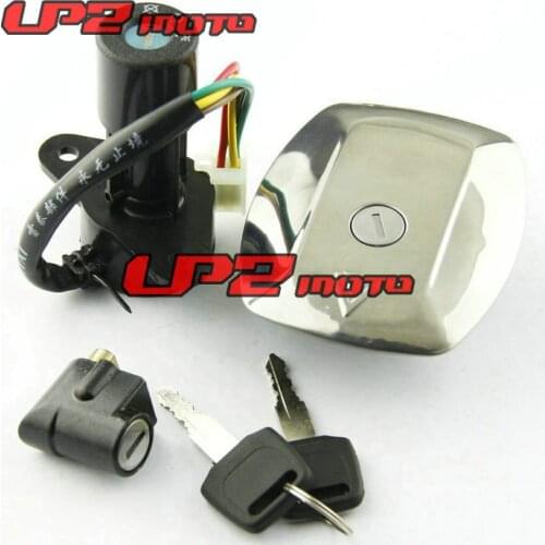Motorcycle Lock Kits Ignition Switch Lock Tank Cap For SUZUKI GS125 1982-2000